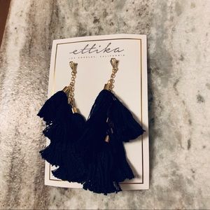 Ettika NWT Daydreamer Tassel Earrings